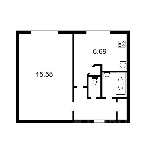 Аренда 1-комн квартиры на вторичном рынке Дальневосточный проспект, 72