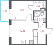 Продать Квартиры в новостройке Пушкин г, Лесное п   2.2