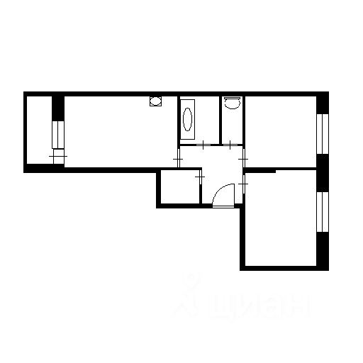 Продажа 2-комн квартиры на вторичном рынке улица Хлобыстова, 18К2