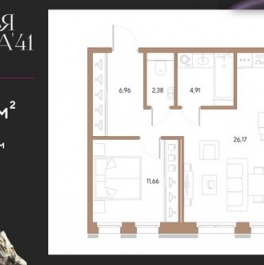 Продажа 1-комн квартиры на вторичном рынке наб Чёрной речки,  д. 31
