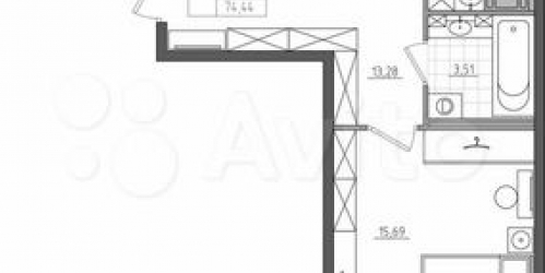 3-комн квартира Прилукская улица,  д. 28