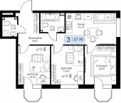 Продать Квартиры в новостройке Романовка п., Дорога Жизни ш.   1.1