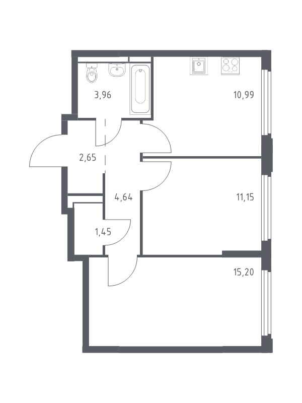 Продажа 2-комн квартиры в новостройке Королёв г., Тихонравова ул.,  к. 1