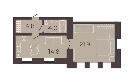 Продажа 1-комн квартиры на вторичном рынке Подьяческая Б. ул,  д. 1-3