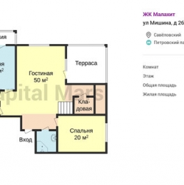 Аренда 3-комн квартиры на вторичном рынке Мишина улица,  д. 26