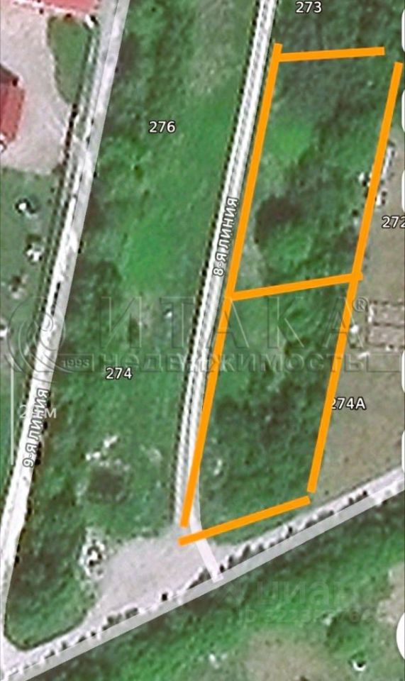 Продажа земли НСТ Металлист дп, 8-я линия