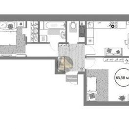 Продажа 2-комн квартиры на вторичном рынке проспект Авиаконструкторов,  д. 54 с1