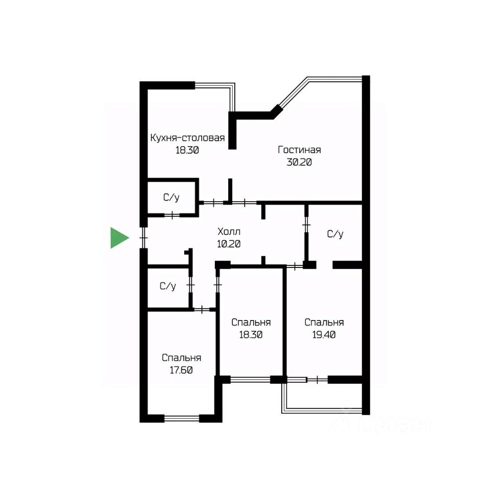 Продажа 3-комн квартиры на вторичном рынке улица Удальцова, 15