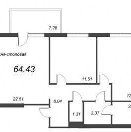 Продажа 2-комн квартиры в новостройке Всеволожск г., Дорога Жизни ш., к. 4.6 Продажа 2-комн квартиры в новостройке Всеволожск г., Дорога Жизни ш., к. 4.6
