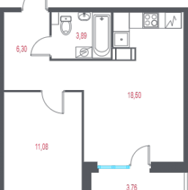 Продажа 1-комн квартиры в новостройке Пушкин г., 1-я линия, территория Лесное, к. 1.1 Продажа 1-комн квартиры в новостройке Пушкин г., 1-я линия, территория Лесное, к. 1.1