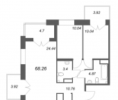 Продать Квартиры в новостройке Зеленогорск г., Кривоносовская ул.   Б4