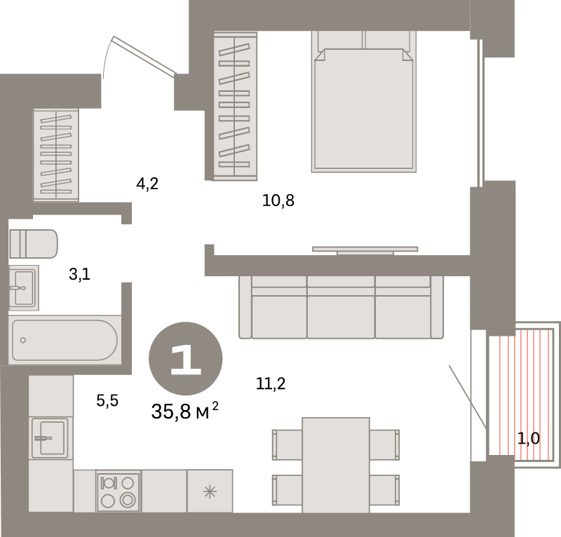 Продажа 1-комн квартиры в новостройке Москва г., Тагильская ул.,  к. 2