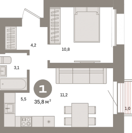 Продажа 1-комн квартиры в новостройке Москва г., Тагильская ул.,  к. 2