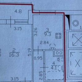 Продажа 1-комн квартиры на вторичном рынке Народного ополчения пр-кт,  д. 10