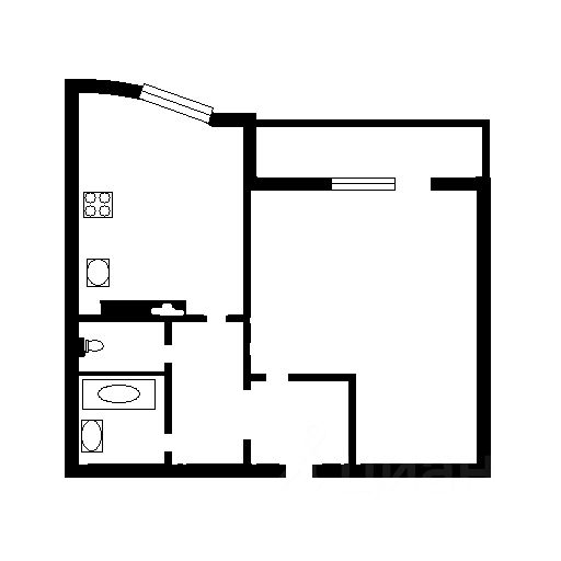 Продажа 1-комн квартиры на вторичном рынке Ново-Александровская улица, 14