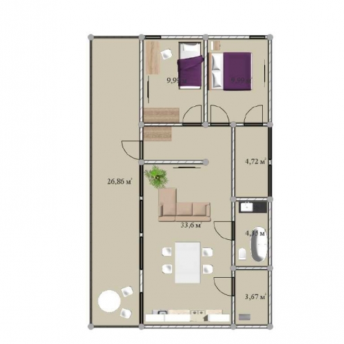 Коттедж/дом Кукушкино дер.