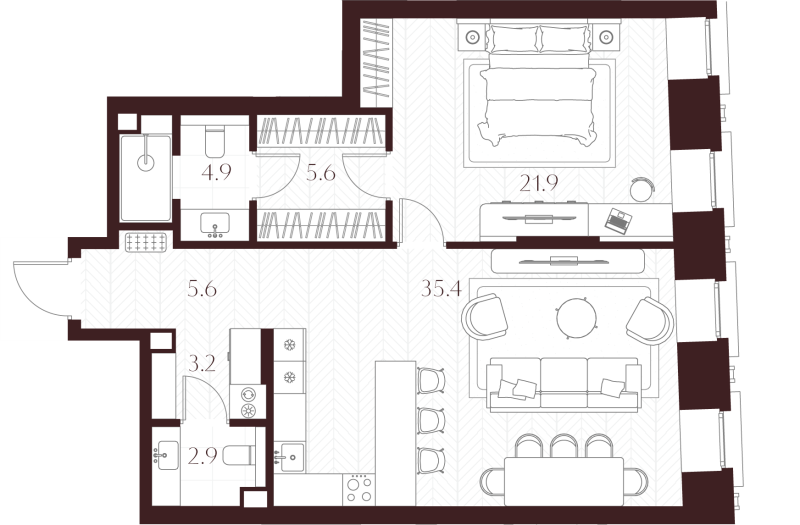 Продажа 1-комн квартиры в новостройке Москва г., Климашкина ул.,  к. 1
