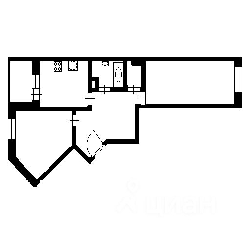 2-комн квартира улица Парфеновская, 9к1