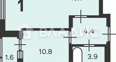 1-комн квартира Кусковская улица, 12/1