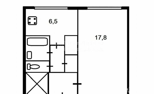 Продажа 1-комн квартиры на вторичном рынке ул Подводника Кузьмина,  д. 17