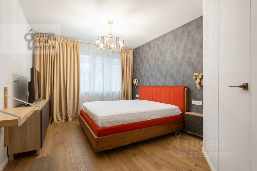 Аренда 3-комн квартиры на вторичном рынке Рябиновая улица, 3к2