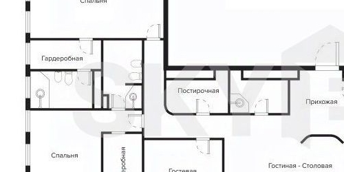 6-комн квартира Олсуфьевский переулок, 9к1