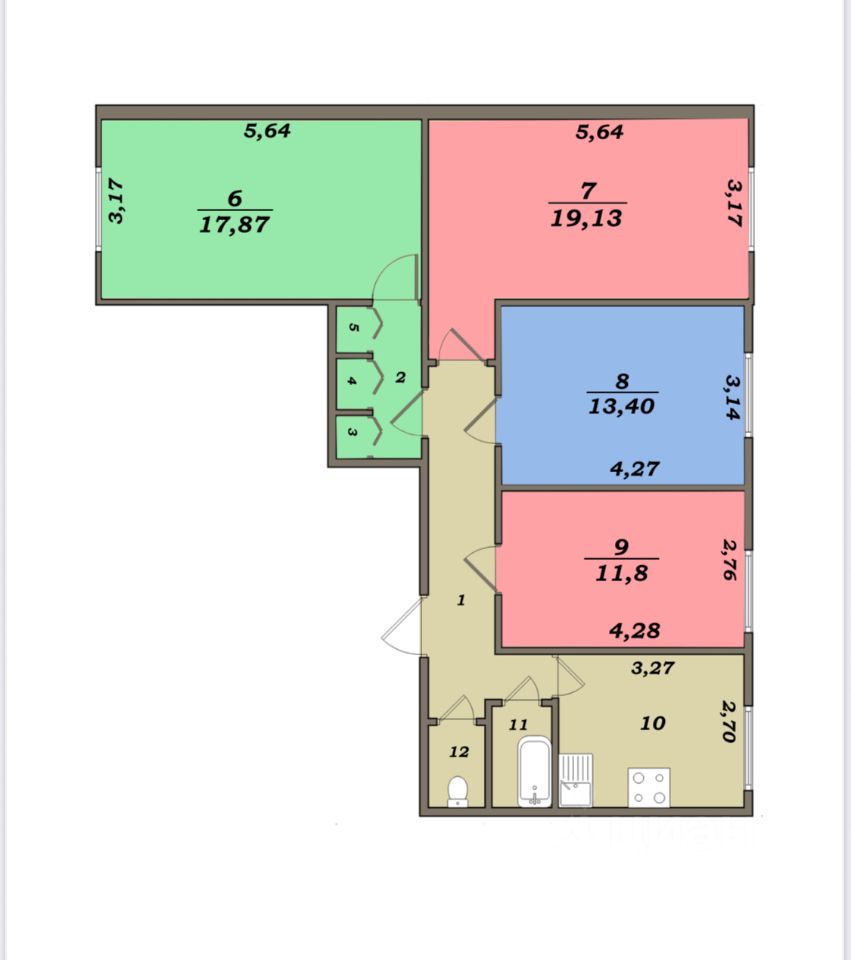 Продажа 4-комн квартиры на вторичном рынке Тимуровская улица, 4К1