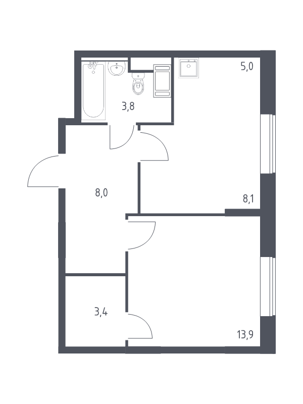 Продажа 1-комн квартиры в новостройке Староселье д.,  к. 2