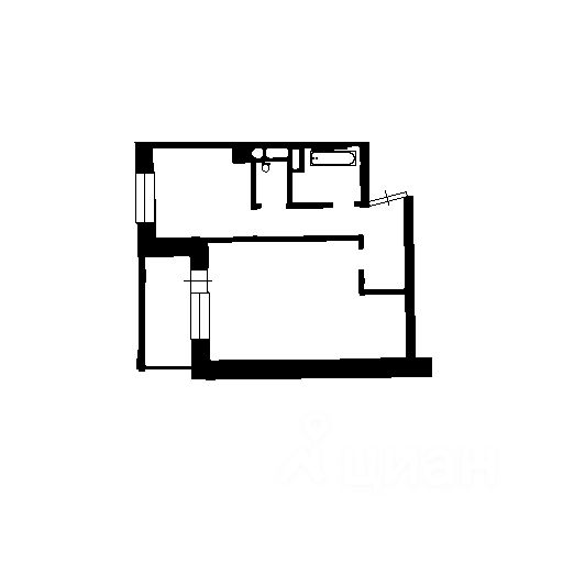 Продажа 1-комн квартиры на вторичном рынке улица Лобачевского, 6