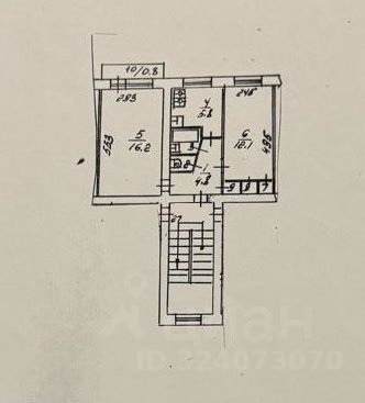 2-комн квартира Авиационный мкр, проспект Академика Туполева, 13