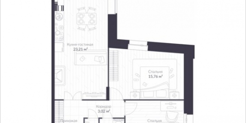 3-комн квартира Арктический переулок,  д. 9