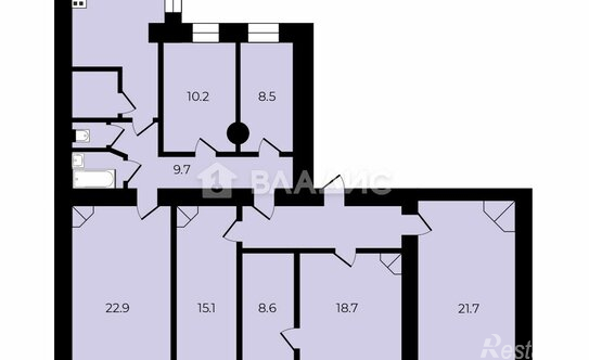 Продажа 7-комн квартиры на вторичном рынке Клинский пр-кт