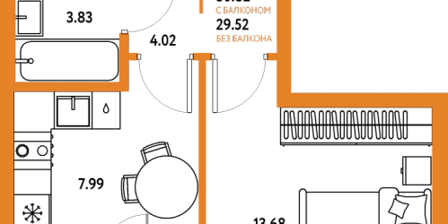1-комн квартира Мытищи г., Комарова ул.,  к. Дом Перов
