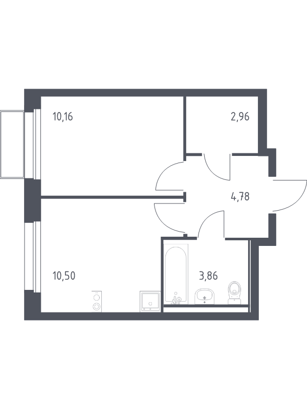 Продажа 1-комн квартиры в новостройке Марьино д., Харлампиева ул.,  к. 2