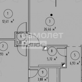 Продажа 3-комн квартиры на вторичном рынке Багратионовский пр-д,  д. 5,  к. 21А