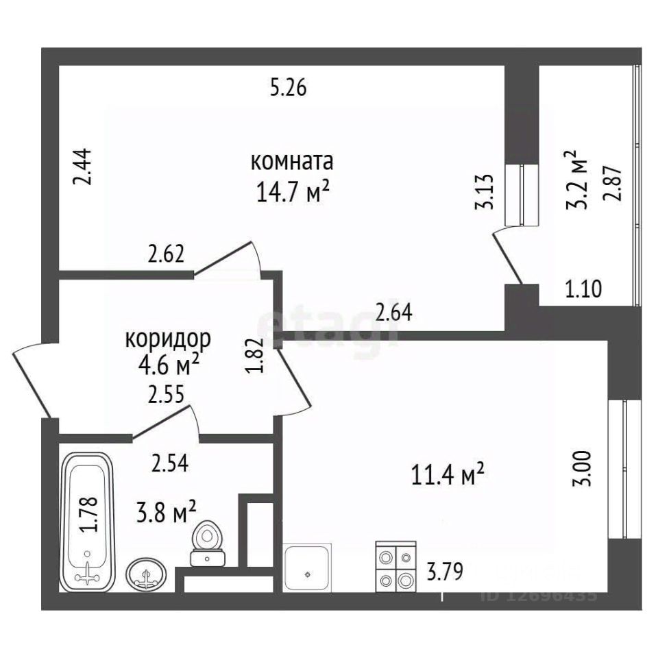 Продажа 1-комн квартиры на вторичном рынке улица Логинова, 7к1