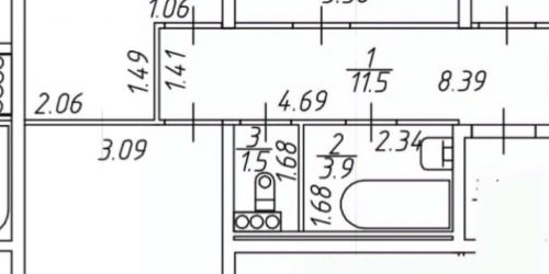 3-комн квартира пос. Шушары, улица Окуловская, 13