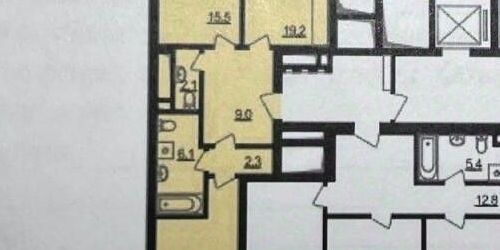 2-комн квартира улица Юннатов, 4Г