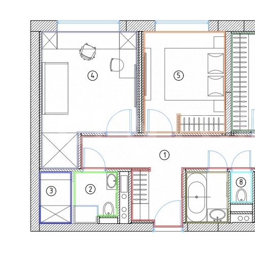3-комн квартира Опалиха мкр, бульвар Серебряный, 1