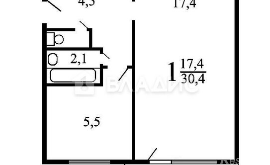 Продажа 1-комн квартиры на вторичном рынке Карамышевская набережная,  д. 6