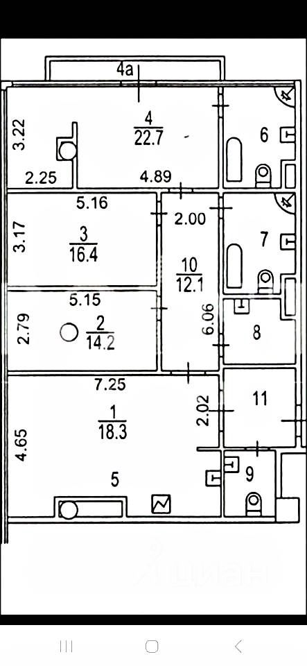 Продажа 4-комн квартиры на вторичном рынке Большая Грузинская улица, 69
