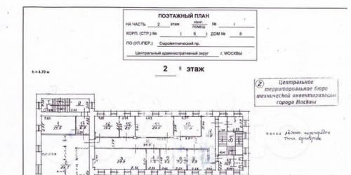 Торговое помещение Сыромятнический проезд,  д. 8 к1