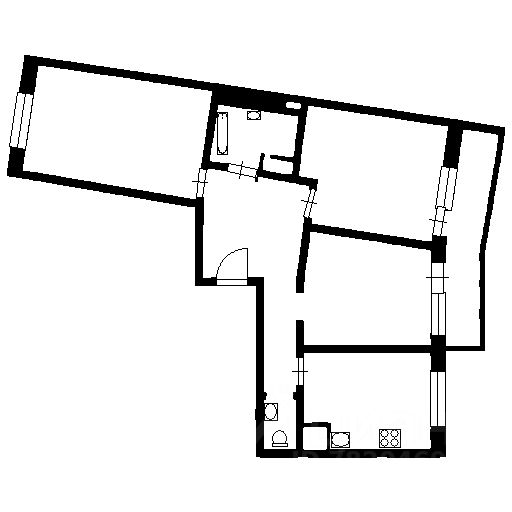 Продажа 3-комн квартиры на вторичном рынке проспект Обуховской обороны, 110К1