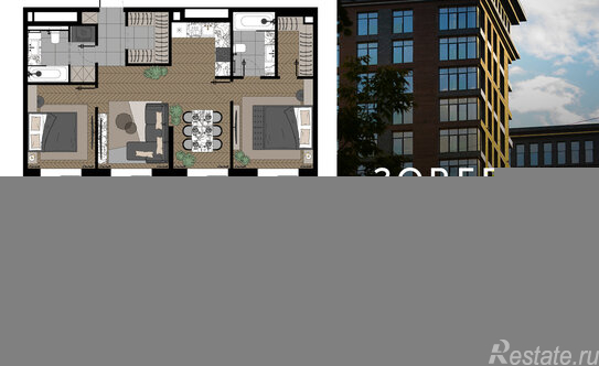 Продажа 3-комн квартиры на вторичном рынке улица Зорге,  д. 9 к6