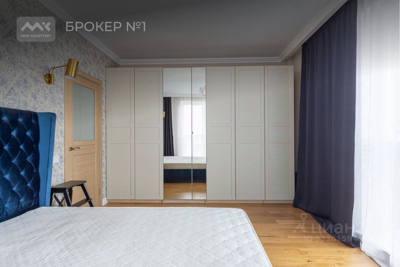 Аренда 3-комн квартиры на вторичном рынке Кременчугская улица, 13к2