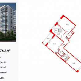 Продажа 3-комн квартиры на вторичном рынке Дальневосточный пр-кт,  д. 13 к5