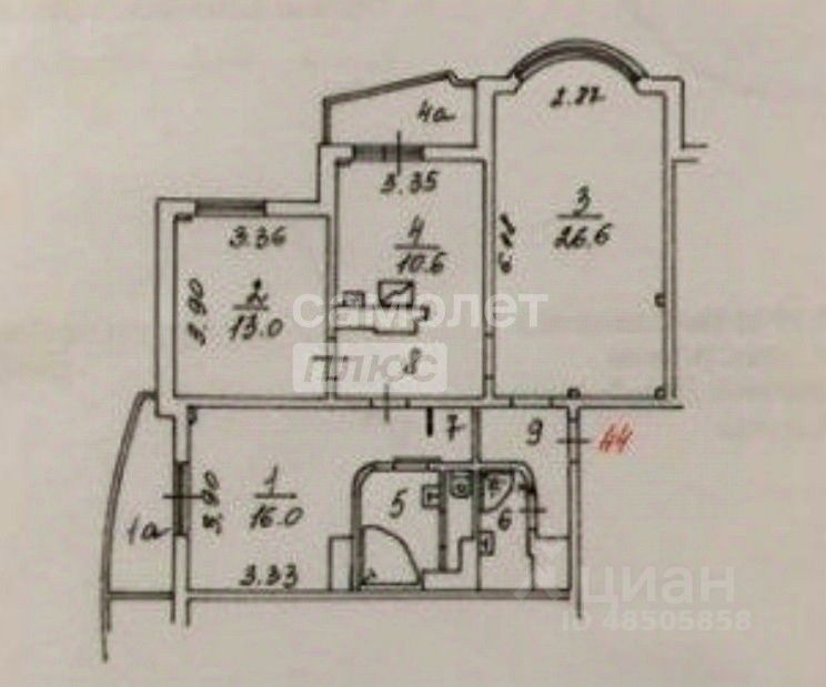 Продажа 3-комн квартиры на вторичном рынке Фестивальная улица, 17К1