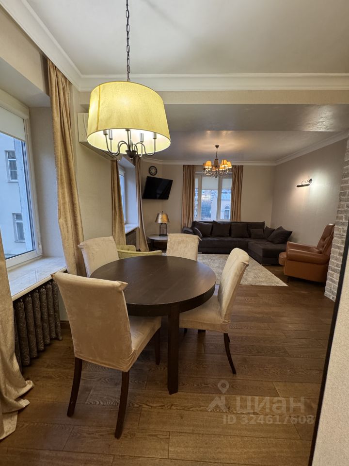 Аренда 3-комн квартиры на вторичном рынке Капельский переулок, 13