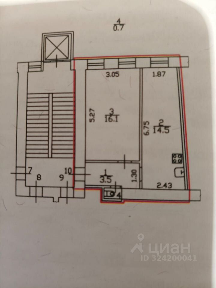 Продажа 1-комн квартиры на вторичном рынке Железноводская улица, 30