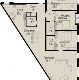 Продажа 4-комн квартиры в новостройке Санкт-Петербург г., Карповки реки наб. Продажа 4-комн квартиры в новостройке Санкт-Петербург г., Карповки реки наб.